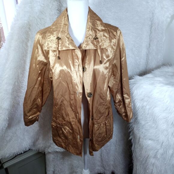 RUBY RD. GOLD JACKET SZ.14 EUC - Picture 2 of 6